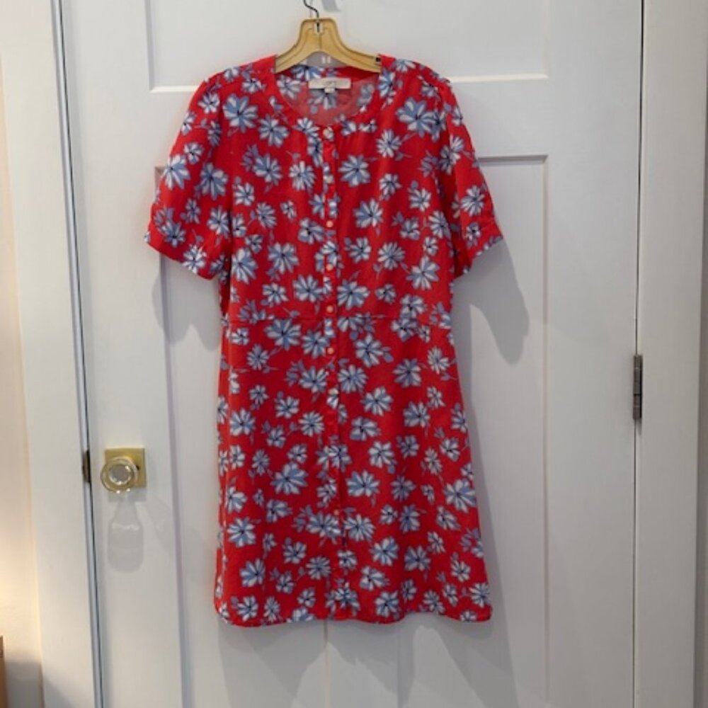 Spring/Summer button down swing dress